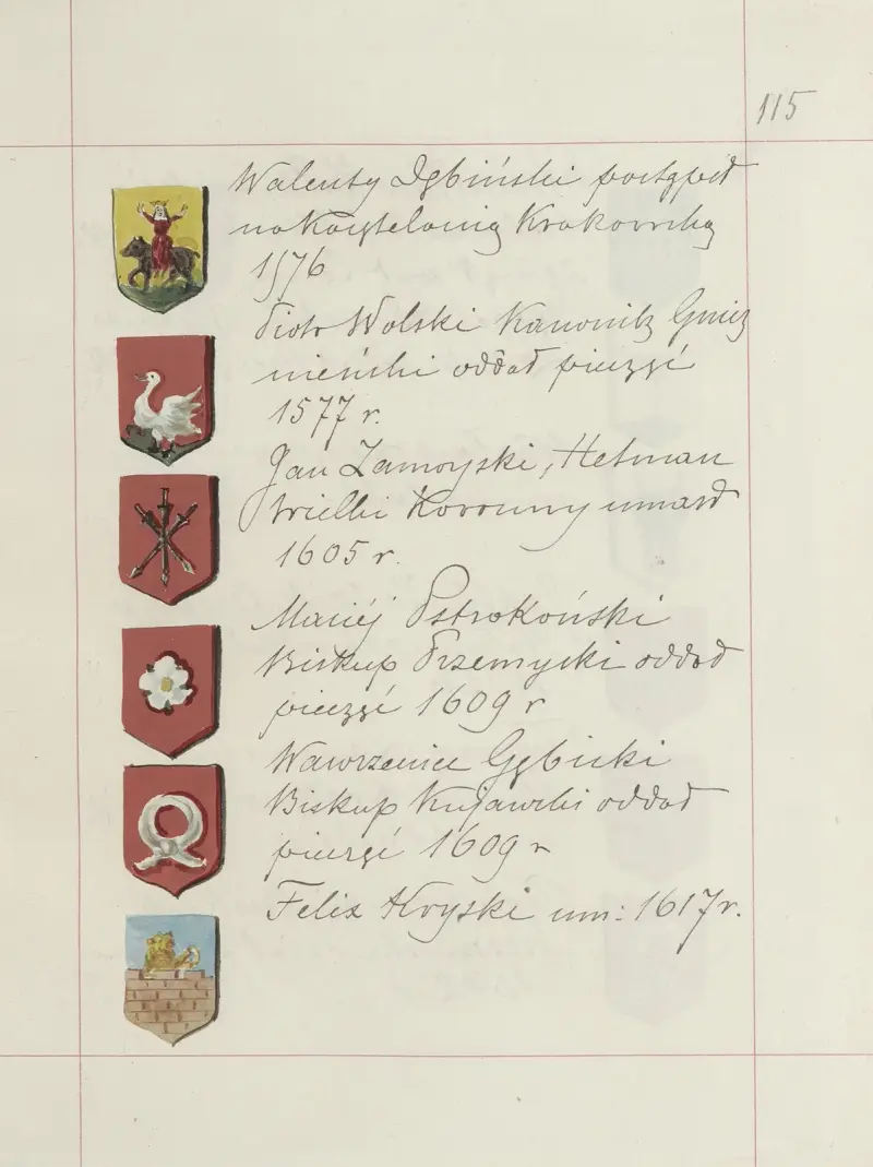 Wappen der Republik Polen und des Großfürstentums Litauen. Bd. 1 Taf. 170 von Boleslaw Starzyński