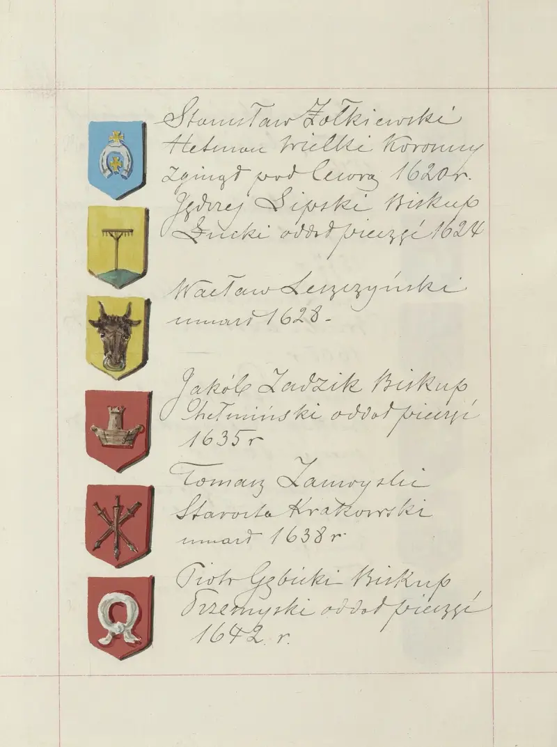 Wappen der Republik Polen und des Großfürstentums Litauen. Bd. 1 Taf. 171 von Boleslaw Starzyński