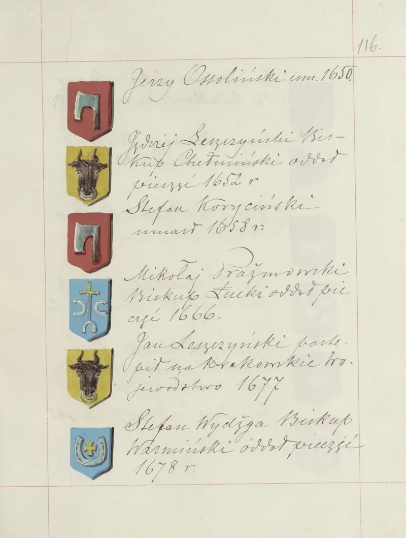 Wappen der Republik Polen und des Großfürstentums Litauen. Bd. 1, Taf. 172 von Boleslaw Starzyński