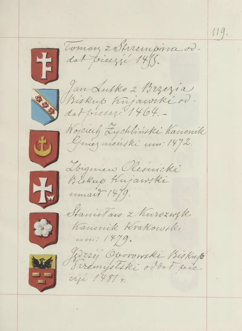 Wappen der Republik Polen und des Großfürstentums Litauen. Bd. 1 Taf. 177 von Boleslaw Starzyński