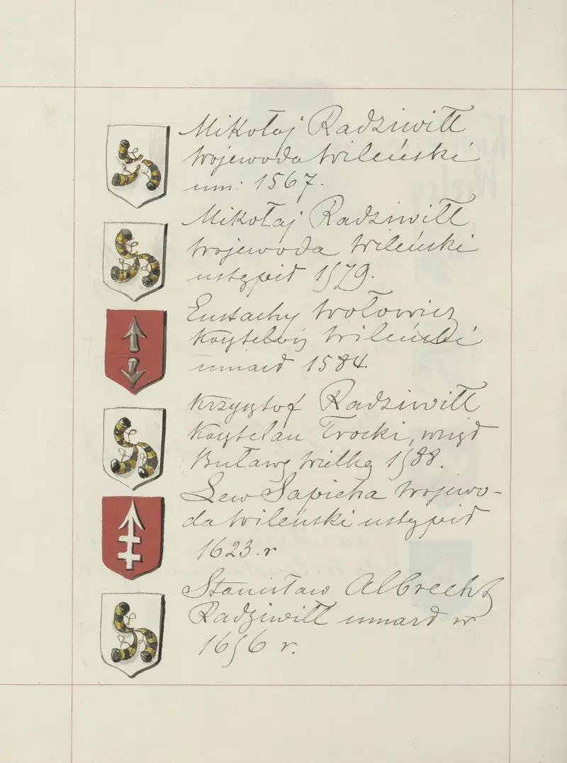 Wappen der Republik Polen und des Großfürstentums Litauen. Bd. 1 Taf. 189 von Boleslaw Starzyński