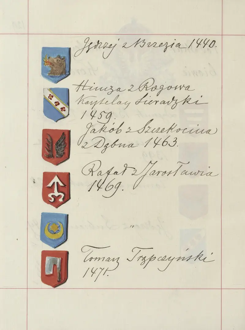 Wappen der Republik Polen und des Großfürstentums Litauen, 1875 – Nr. 7 von Boleslaw Starzyński