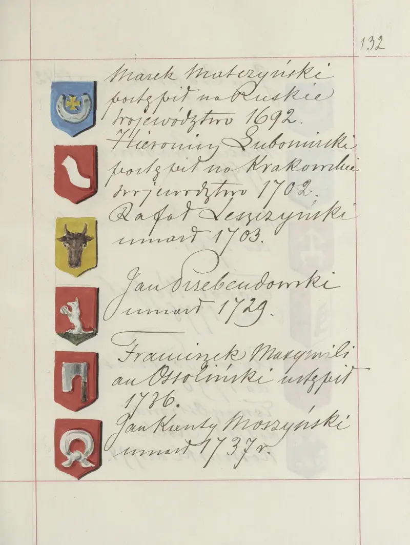 Wappen der Republik Polen und des Großfürstentums Litauen, Taf. 202 von Boleslaw Starzyński
