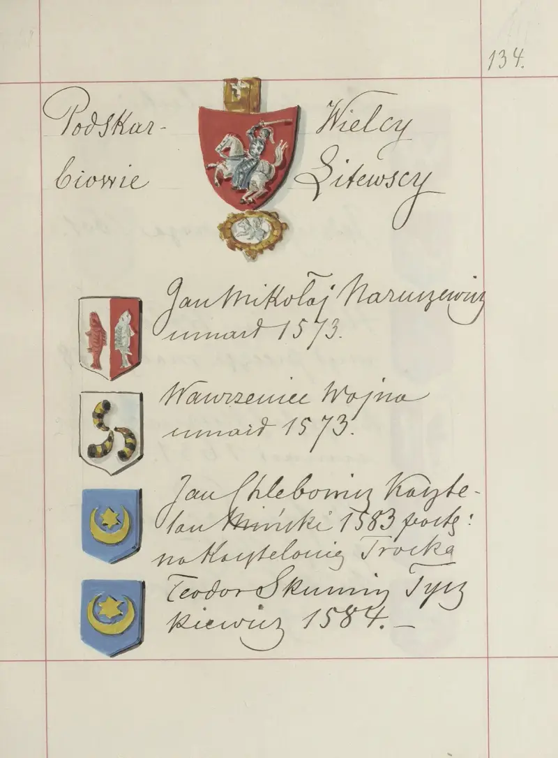 Herby Rzeczypospolitej Polskiej i W. X. Litewskiego. T. 1 Pl. 205, Boleslaw Starzyński