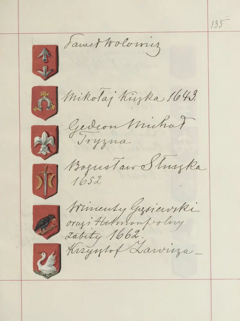 Herby Rzeczypospolitej Polskiej i W. X. Litewskiego. T. 1 Pl.207 av Boleslaw Starzyński