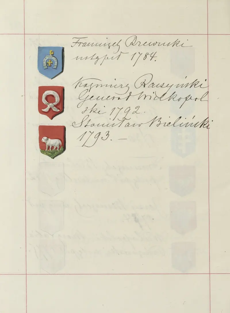 Wappen der Republik Polen und des Großfürstentums Litauen. T. 1 Pl. 221 von Boleslaw Starzyński