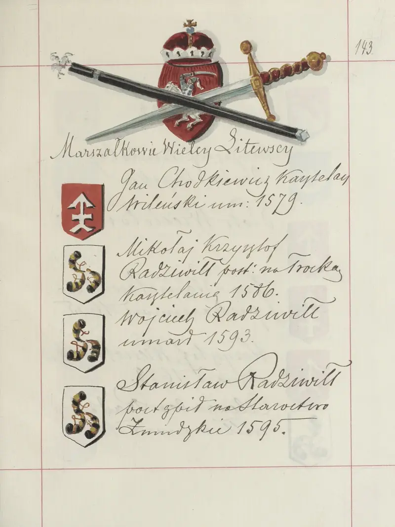 Herby Rzeczypospolitej Polskiej i W. X. Litewskiego. T. 1 Pl.222, Boleslaw Starzyński