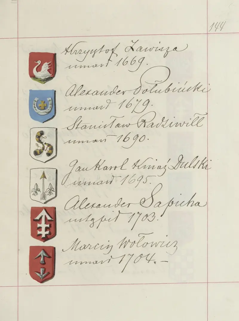 Herby Rzeczypospolitej Polskiej i W. X. Litewskiego. T. 1 Pl.224, Boleslaw Starzyński