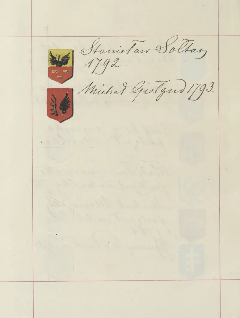 Herby Rzeczypospolitej Polskiej i W. X. Litewskiego. T. 1 Pl.232 av Boleslaw Starzyński