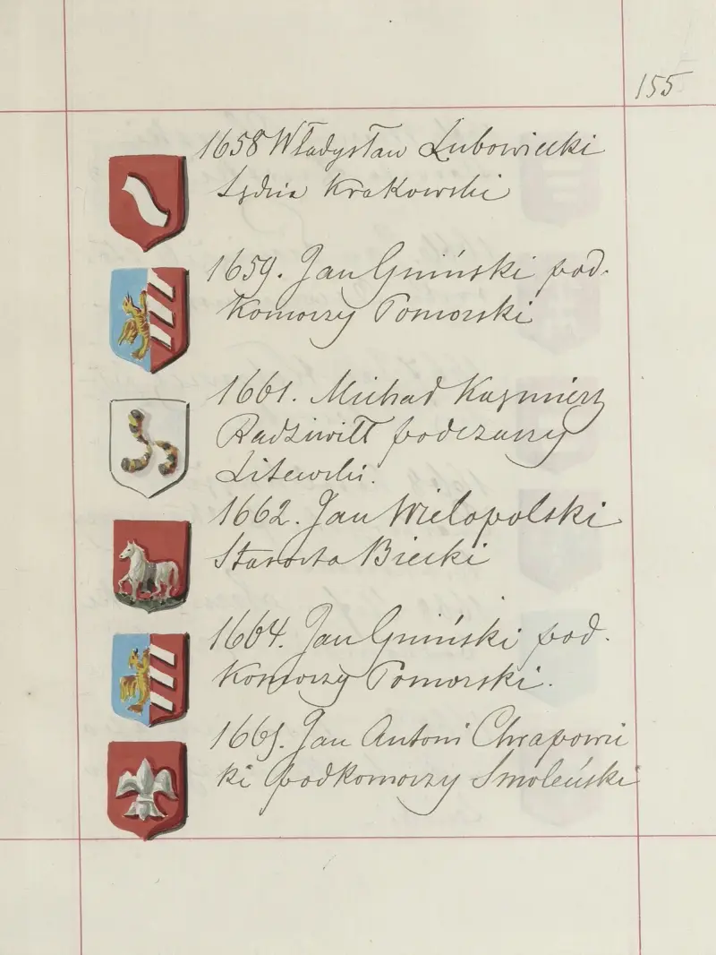 Wappen des Königreichs Polen und des Großfürstentums Litauen. Band 1, Tafel 245 von Boleslaw Starzyński