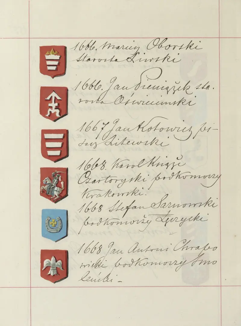 Erb Koruny polské a Velkého knížectví litevského. Díl 1, tabule 246, Boleslaw Starzyński