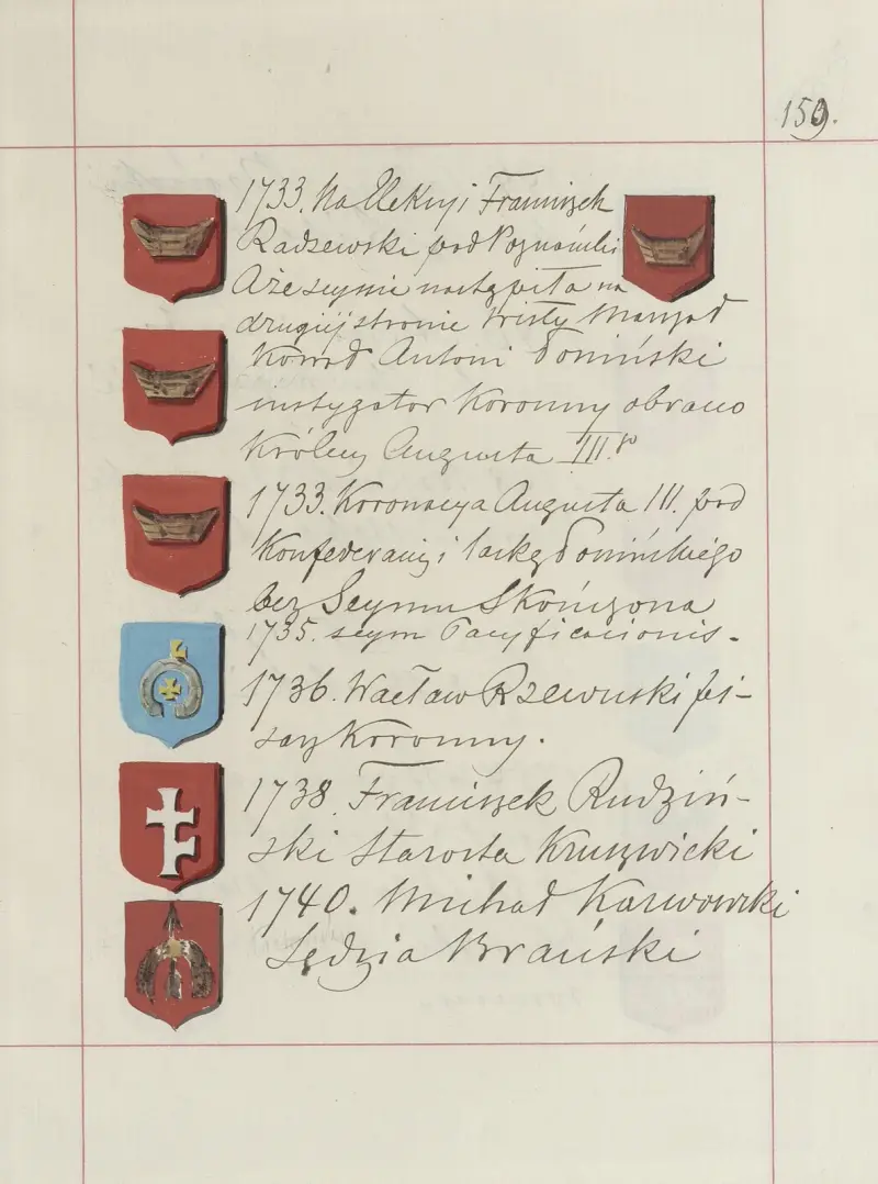 Wappen der Republik Polen und des Großfürstentums Litauen. Bd. 1 Taf. 253 von Boleslaw Starzyński