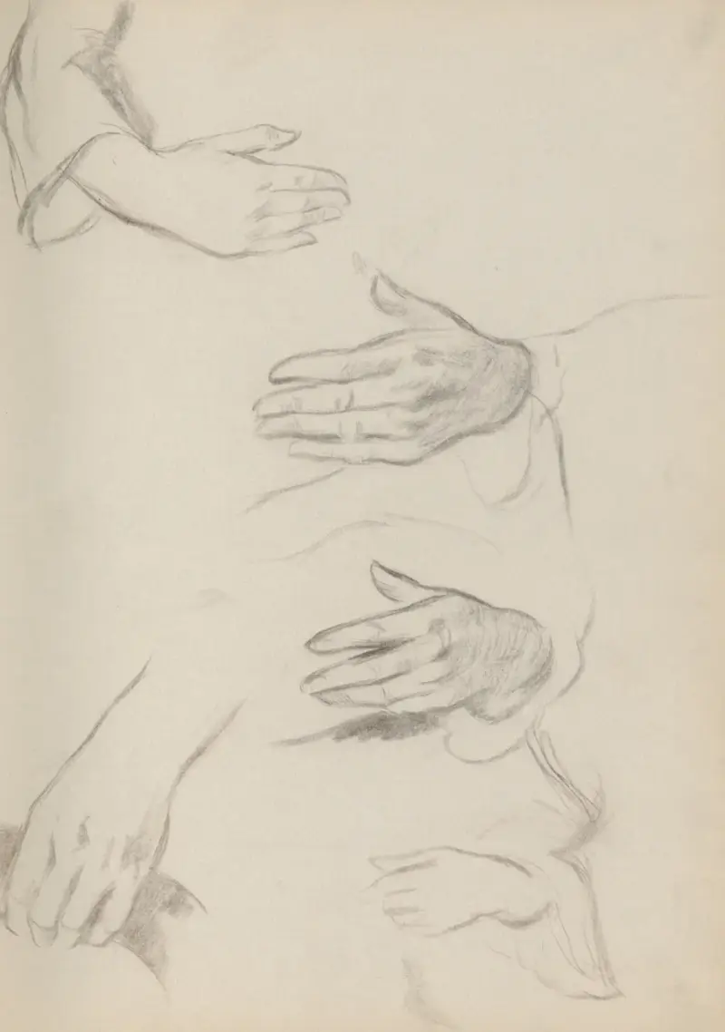 Náčrtník s figurálními studiemi, 1930 – č. 2, Štefan Polkoráb