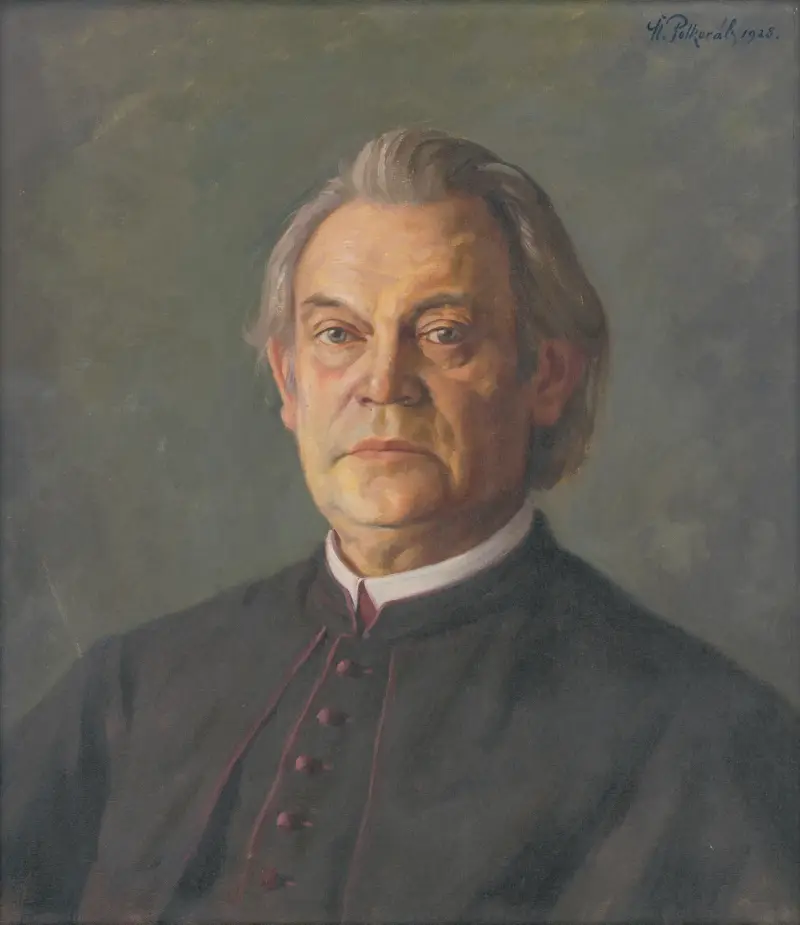Portrait of Msgr. Kolíska av Štefan Polkoráb