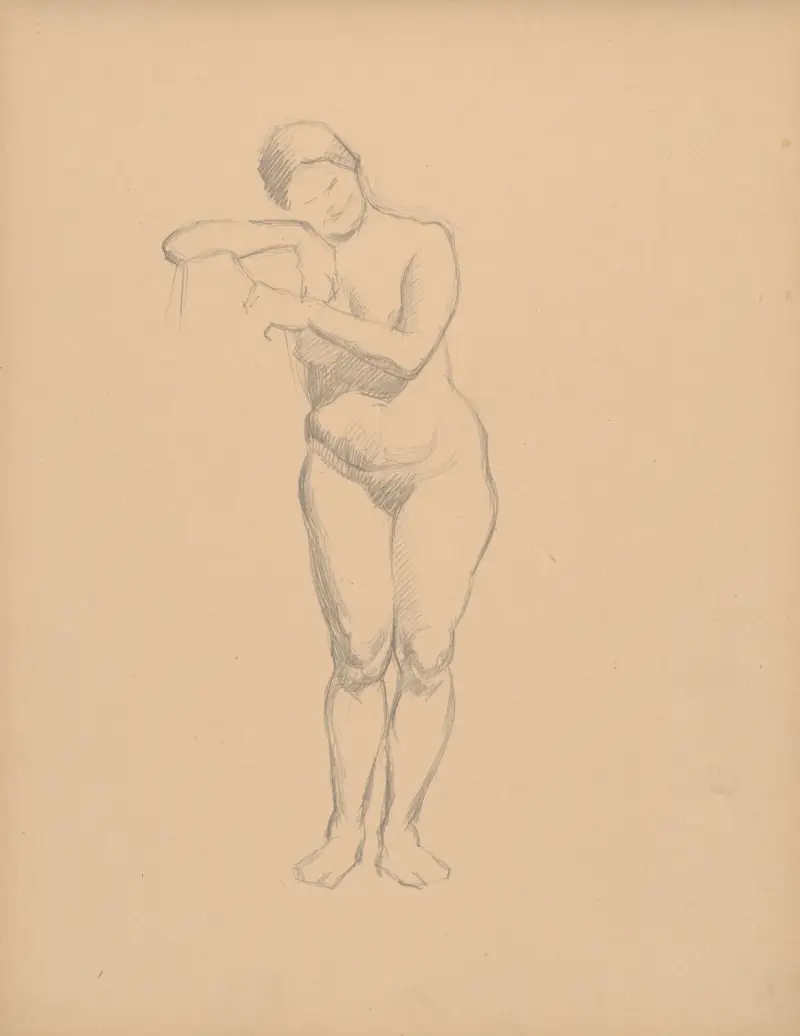 Skicák s akty, 1901 – č. 6, Štefan Polkoráb