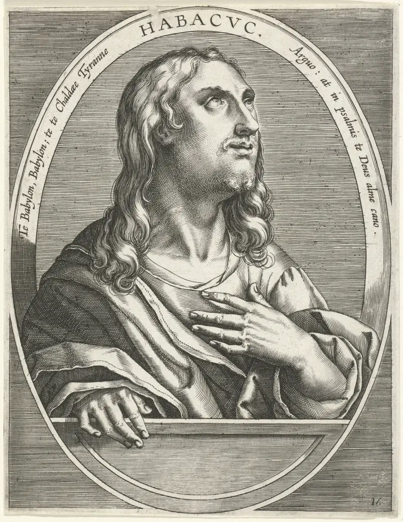Habakuk av Jan van der Straet (Stradanus)