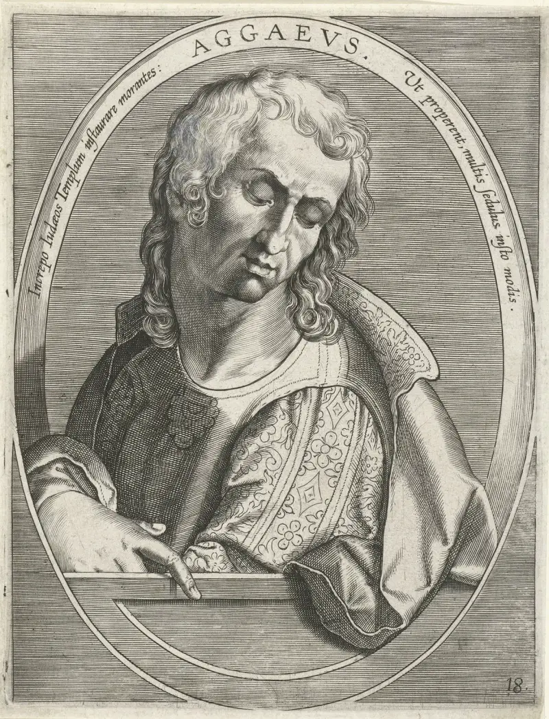 Haggai av Jan van der Straet (Stradanus)