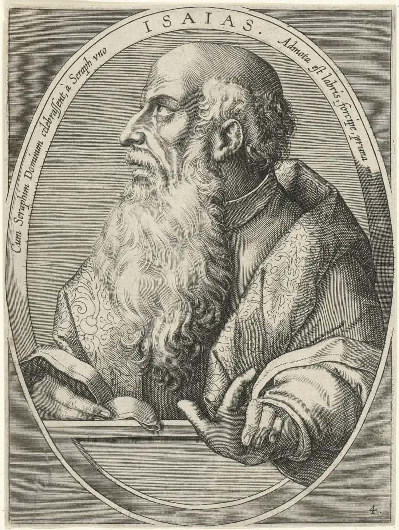 Jesaja av Jan van der Straet (Stradanus)