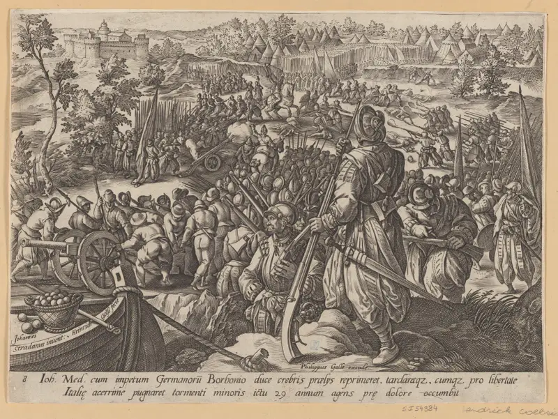The Death of Giovanni De’ Medici av Jan van der Straet (Stradanus)