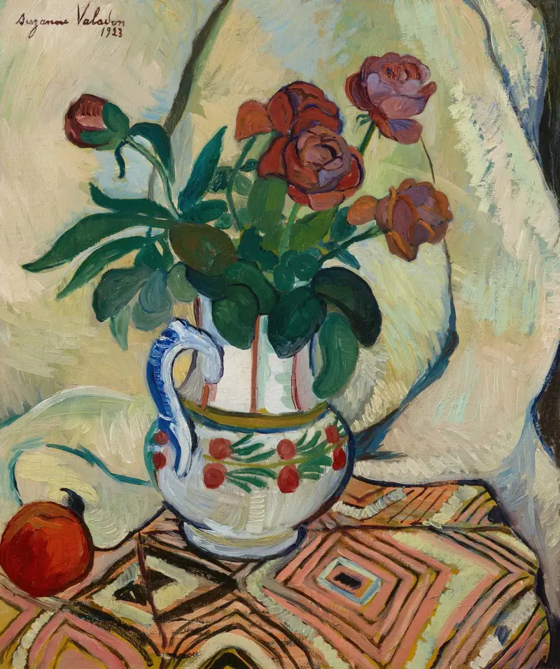 Bukiet róż, Suzanne Valadon