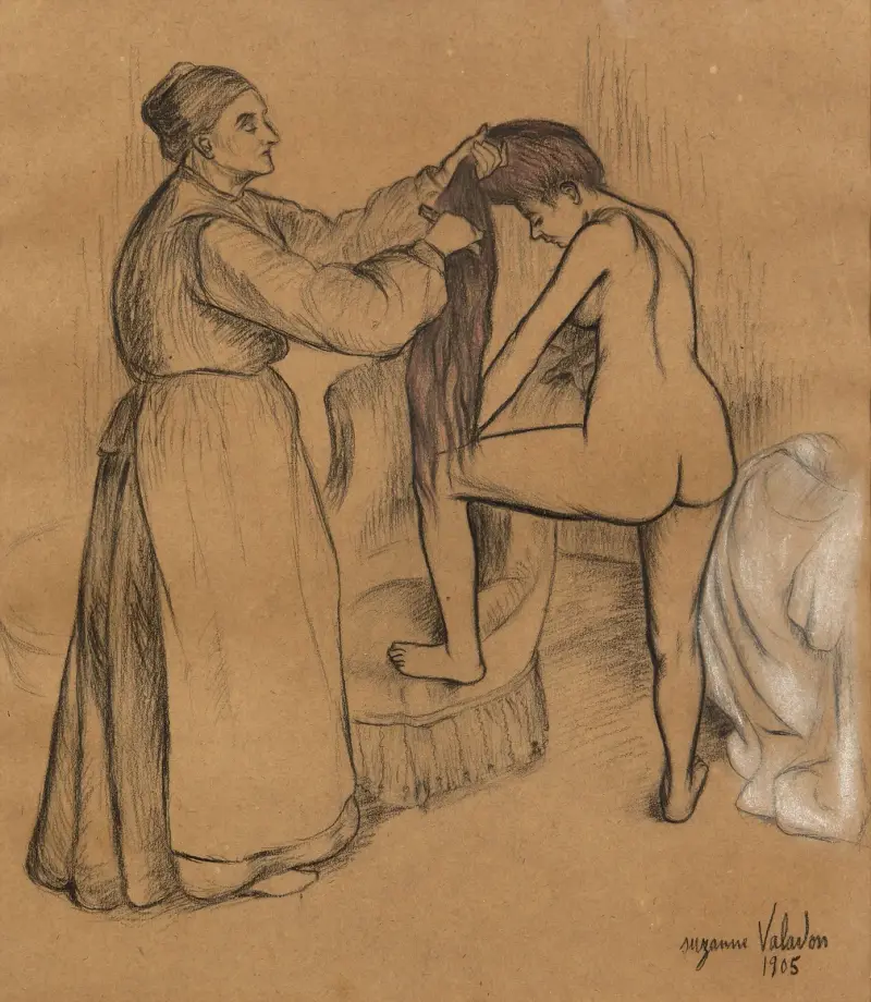 Účes, Suzanne Valadon
