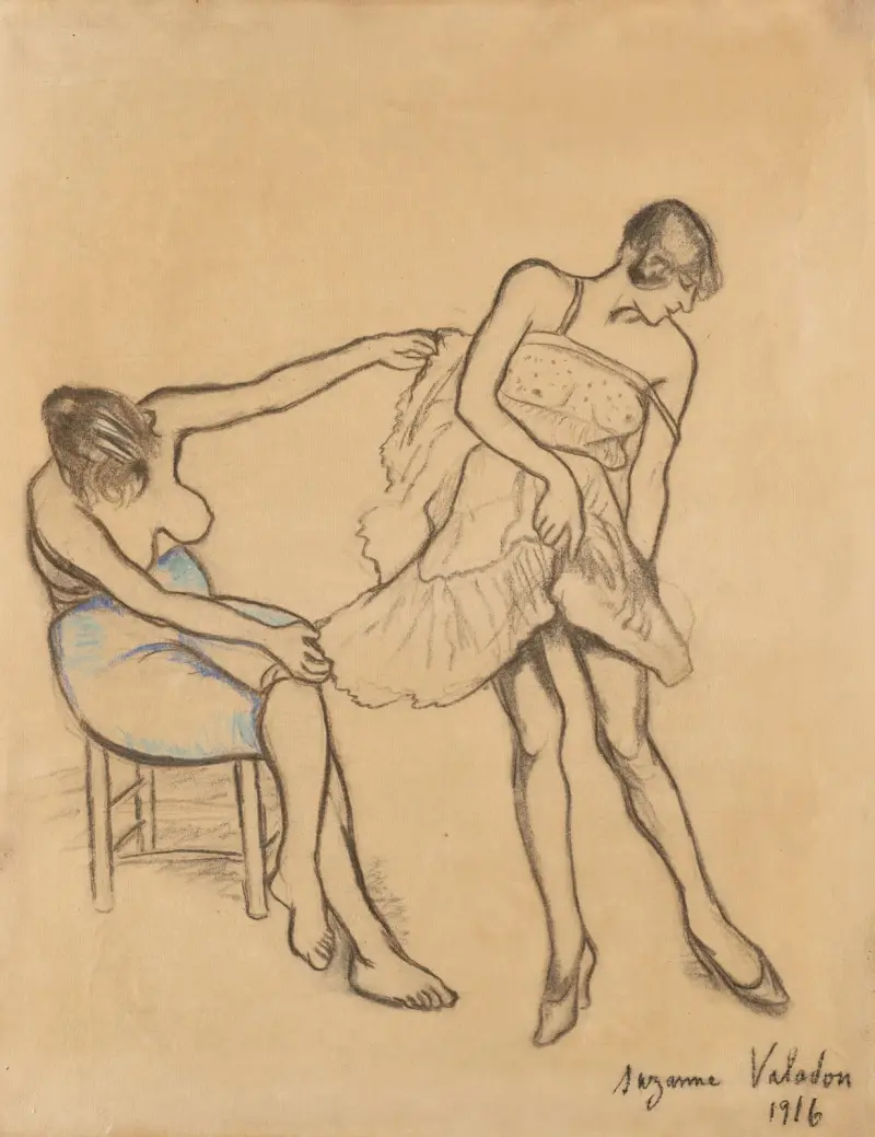 Die Anprobe von Suzanne Valadon