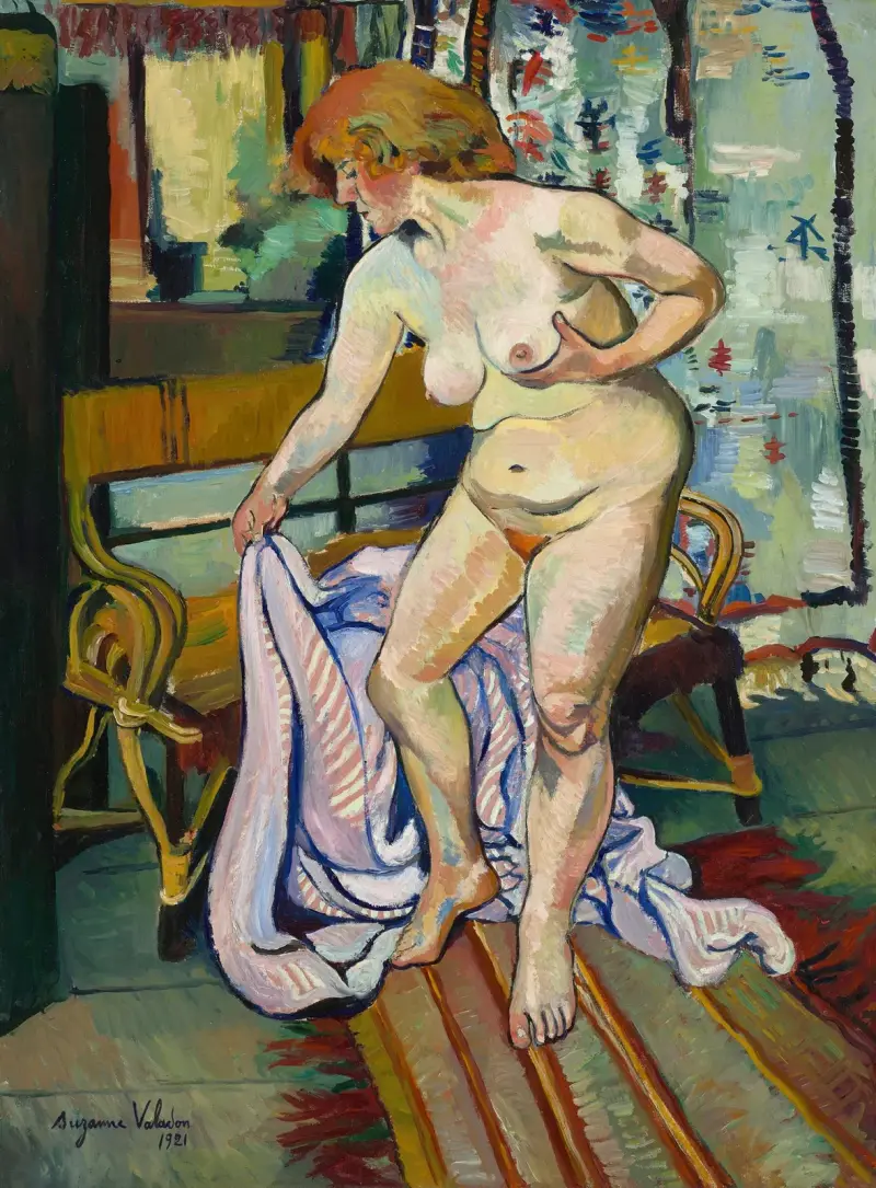 Akt mit Tuch von Suzanne Valadon