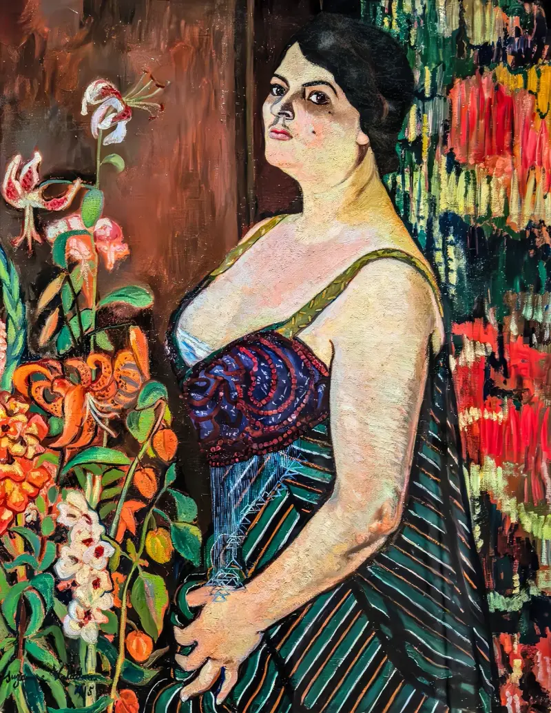 Portrait de Mauricia Coquiot av Suzanne Valadon