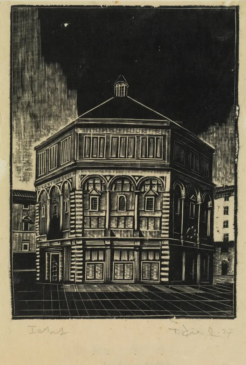 Baptisteriet i Florens av Tadeusz Cieślewski