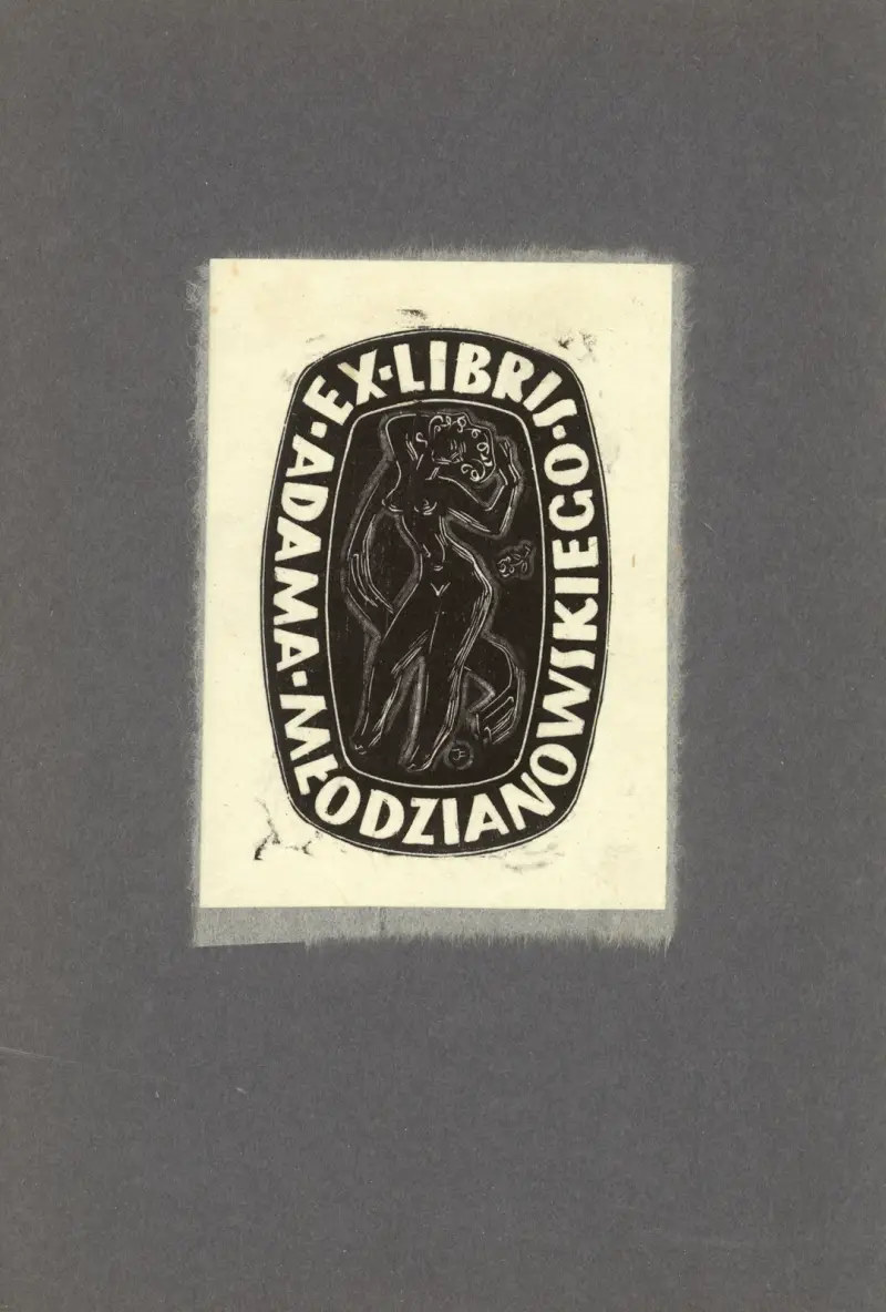 Ex-Libris Adama Młodzianowskiego av Tadeusz Cieślewski