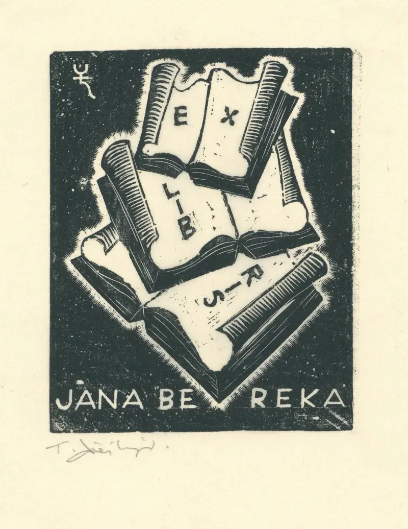 Ekslibris Jana Bereka, Tadeusz Cieślewski
