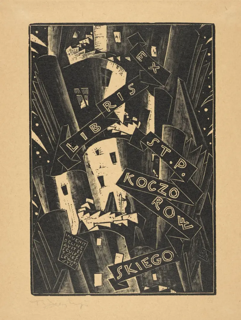 Ex libris St. P. Koczorowskiego av Tadeusz Cieślewski
