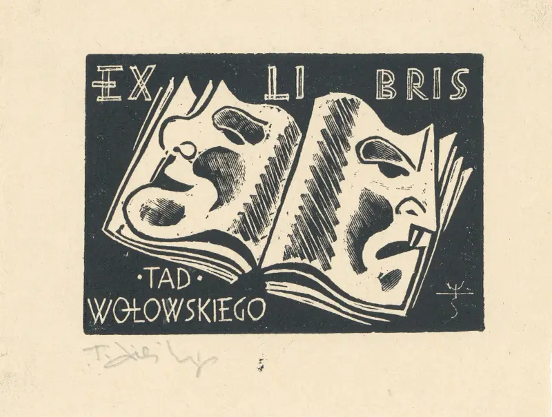Ex libris Tad. Wołowskiego av Tadeusz Cieślewski