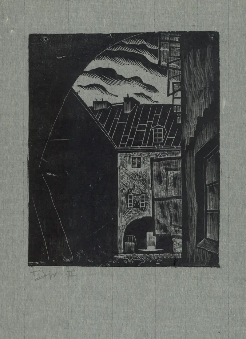 Altstadtstraße von Tadeusz Cieślewski