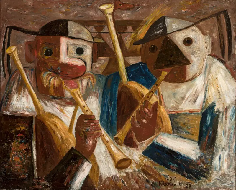 Dudziarze (Joueurs de biniou), Tadeusz Makowski