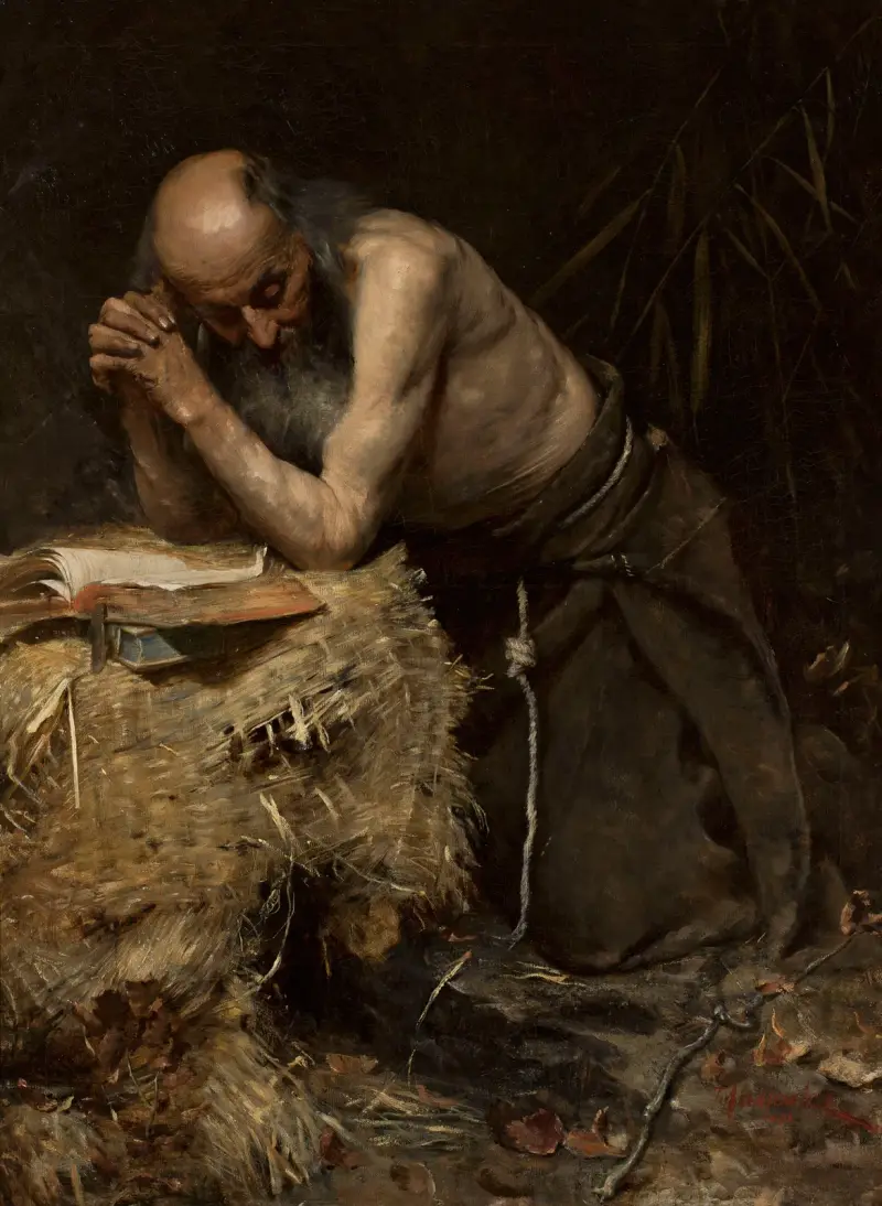 Anachoréta, Teodor Axentowicz