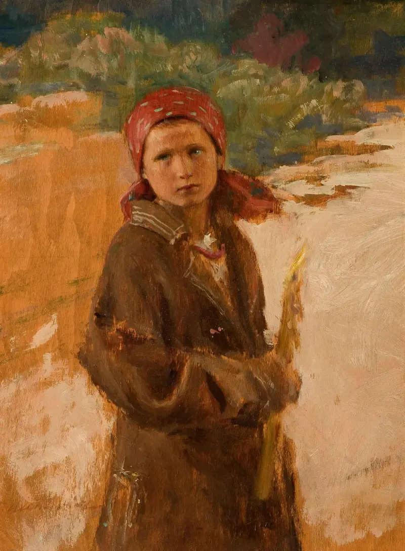 Na Oczyszczenie Najświętszej Marii Panny, 1898, Teodor Axentowicz