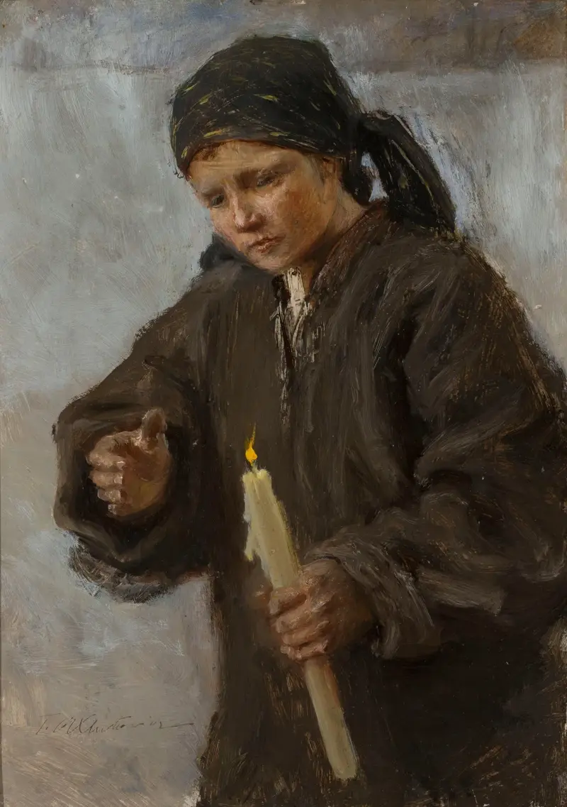 Zur Mariä Lichtmess, 1890 von Teodor Axentowicz