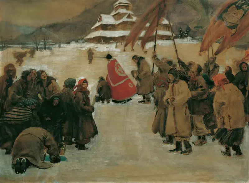 Jordanfest von Teodor Axentowicz