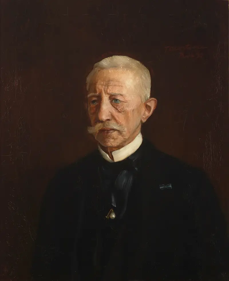 Portrait of Wiktor Osławski av Teodor Axentowicz
