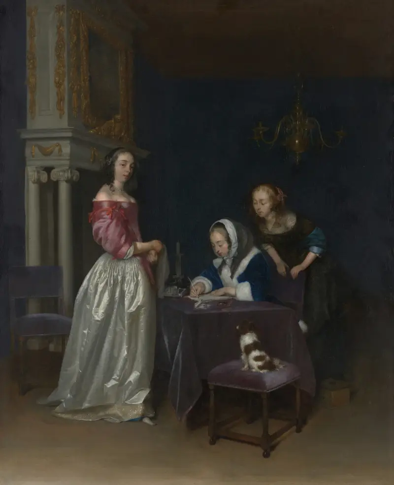 Nyfikenhet av Gerard ter Borch