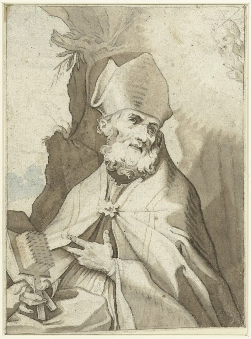 De Heilige Severus, after Abraham Bloemaert av Gerard ter Borch
