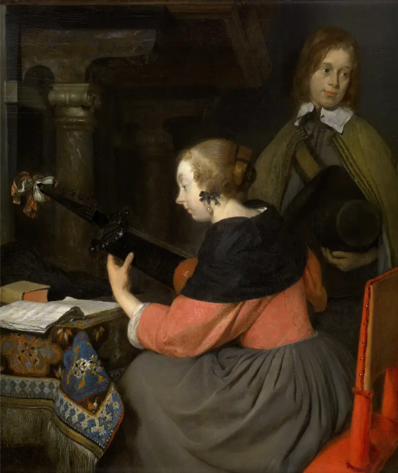 Lutnista, Gerard ter Borch