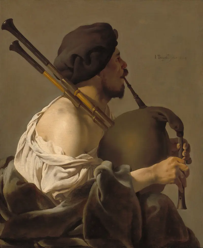 Dudelsackpfeifer von Hendrick Ter Brugghen
