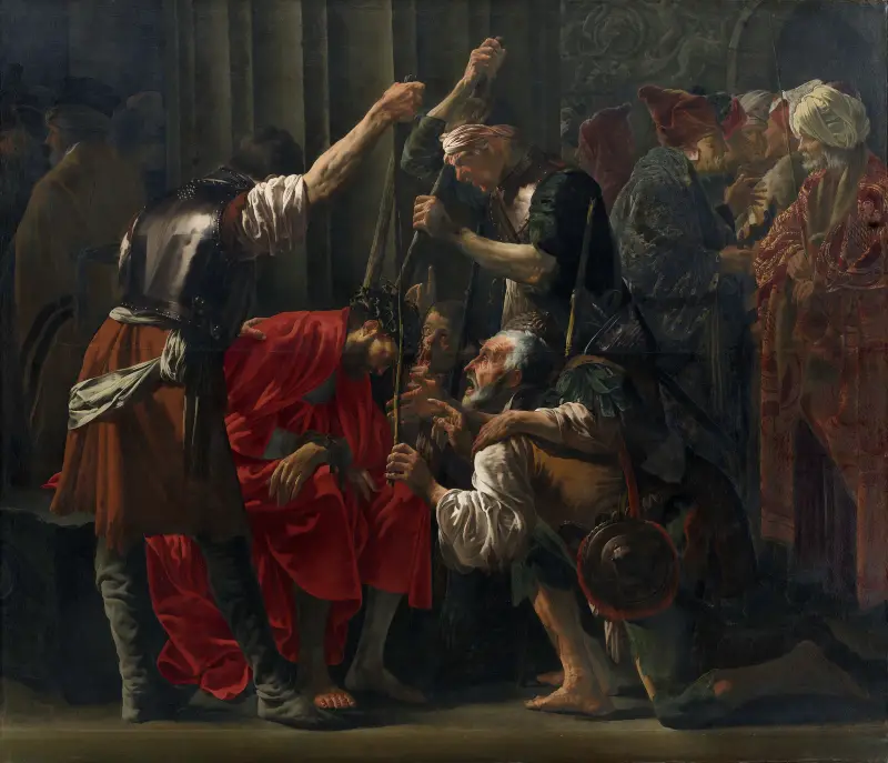 Christ Crowned with Thorns av Hendrick Ter Brugghen