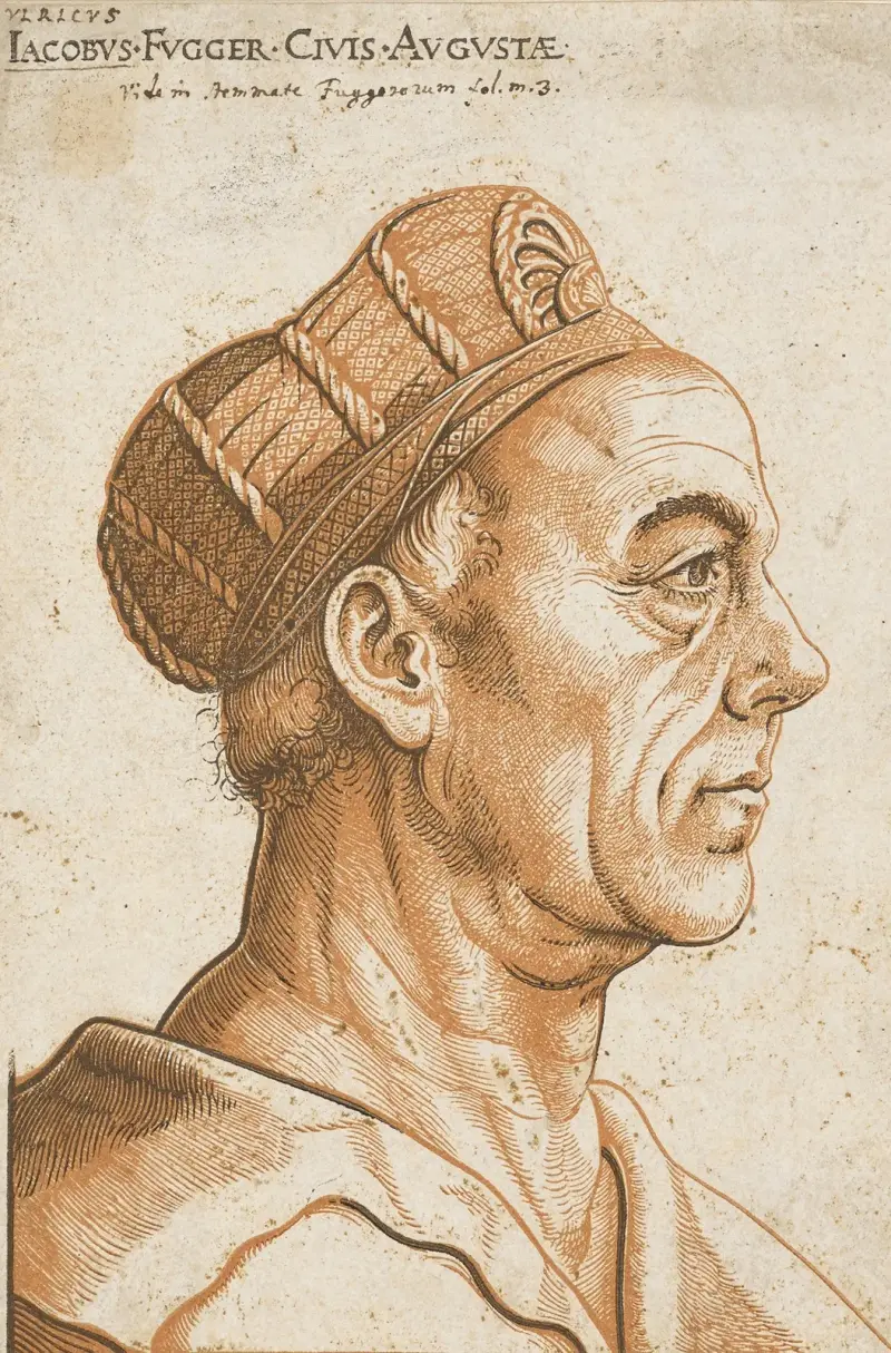 Porträtt av Jakob Fugger av Hans Burgkmair The Elder