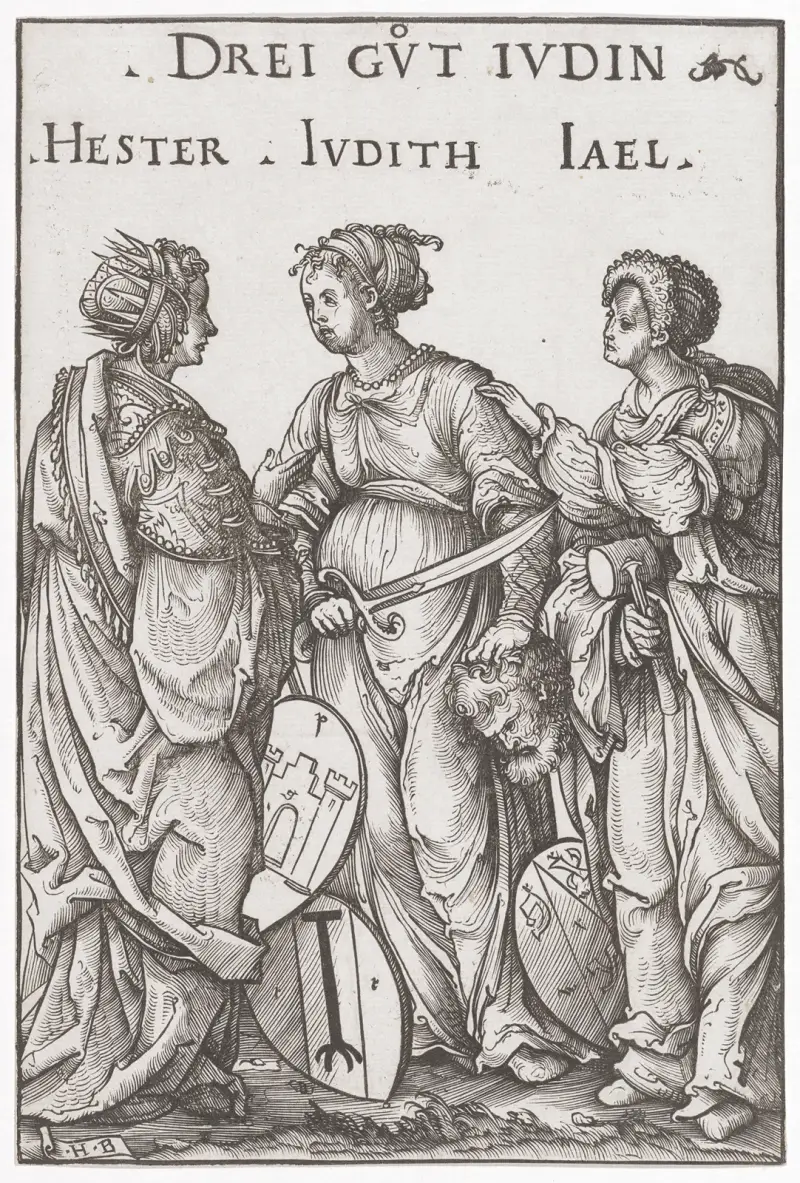 De tre goda judinnorna av Hans Burgkmair The Elder