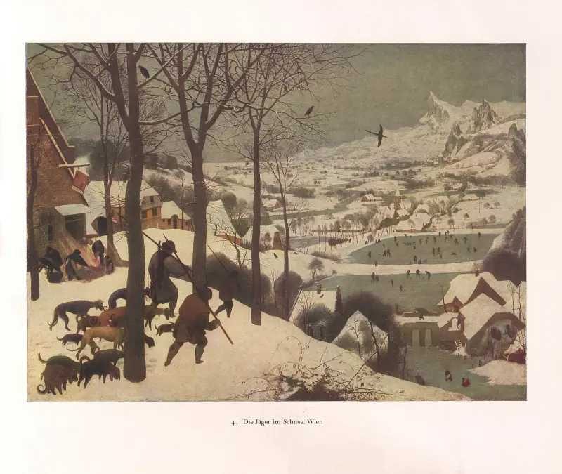 Lovci ve sněhu – Nr. 2, Pieter Bruegel The Elder