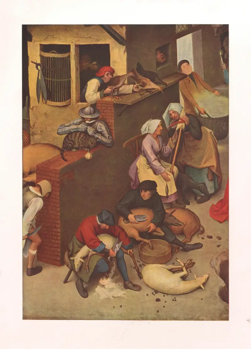 Die niederländischen Sprichwörter – nr 3 av Pieter Bruegel The Elder
