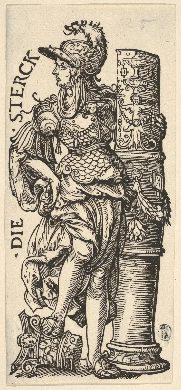 Tapferkeit (Die Sterck) von Hans Burgkmair The Elder